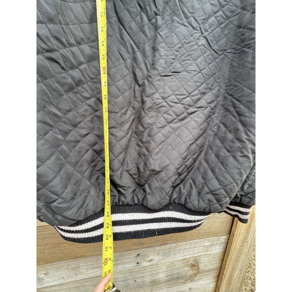 Vintage Rare Chicago Bulls NBA Championships Jacket Large Reversible *READ DES** - Picture 15 of 16